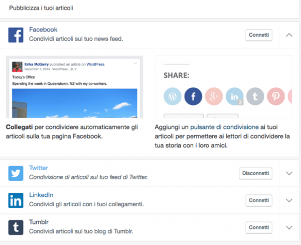 Come Pubblicare Sui Social Da Wordpress 